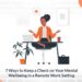 7 Ways to Keep a Check on Your Mental Wellbeing in a Remote Work ...